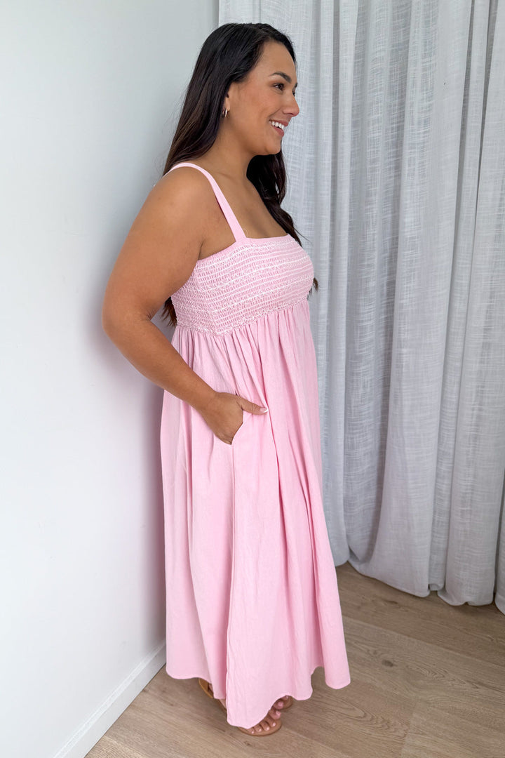 Ellie Dress - Pale Pink