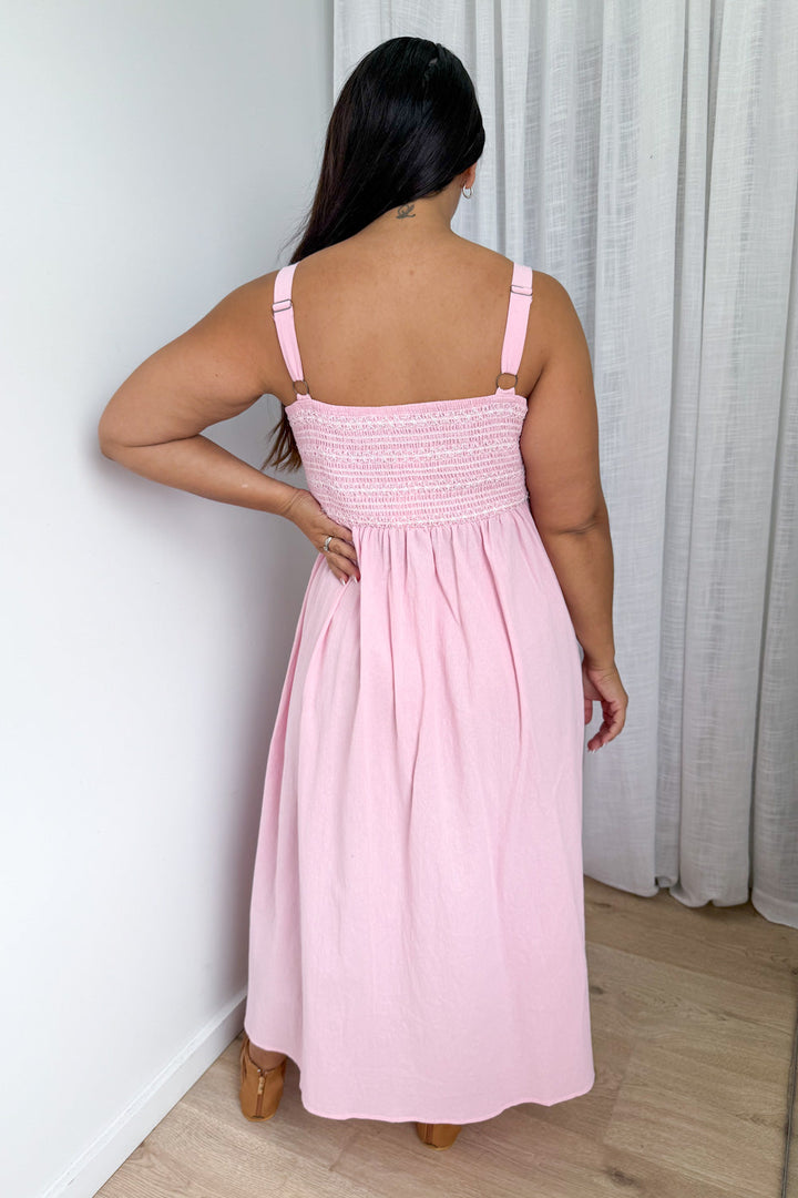 Ellie Dress - Pale Pink