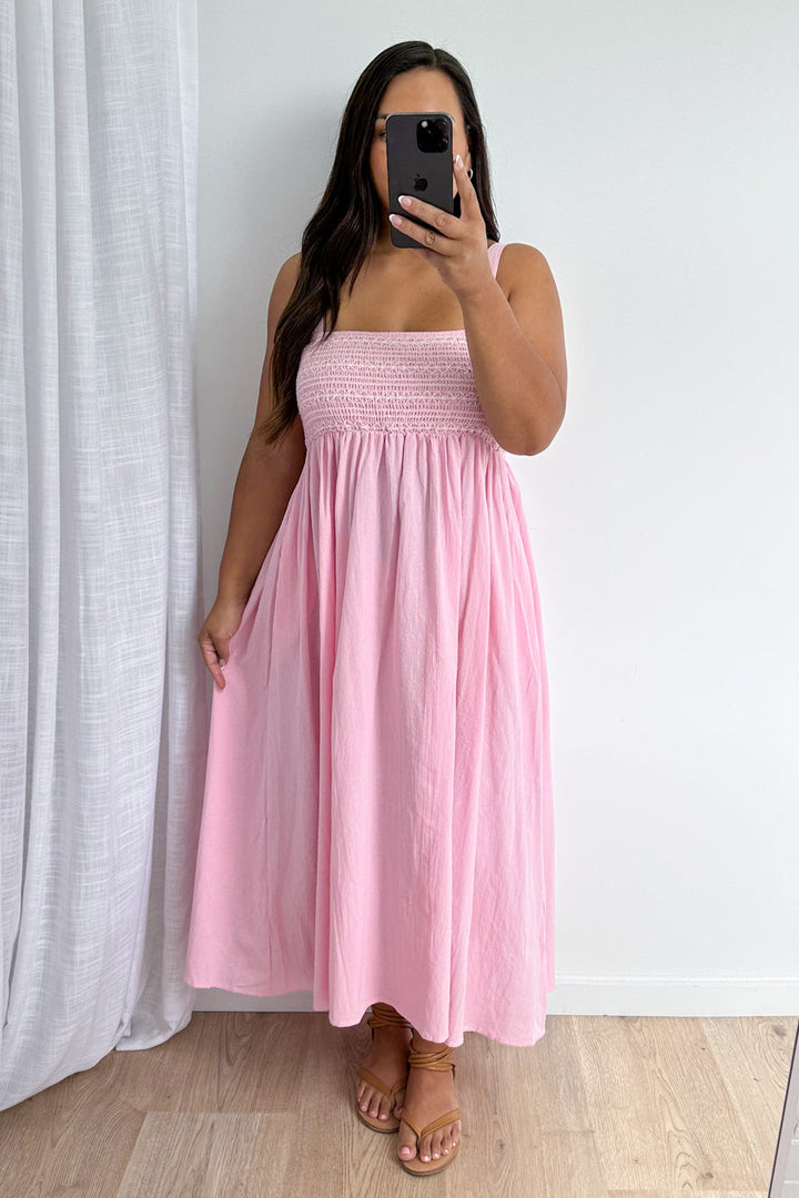 Ellie Dress - Pale Pink