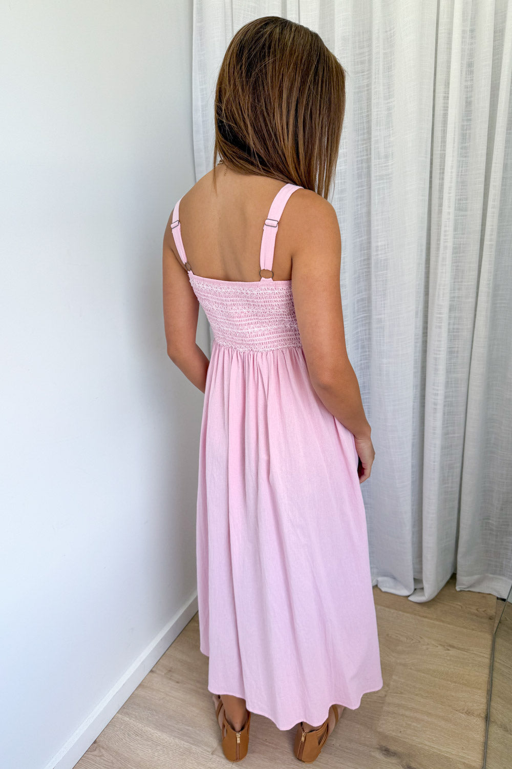 Ellie Dress - Pale Pink