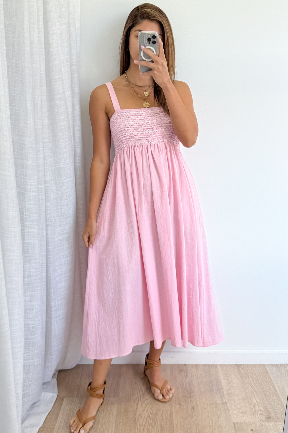 Ellie Dress - Pale Pink