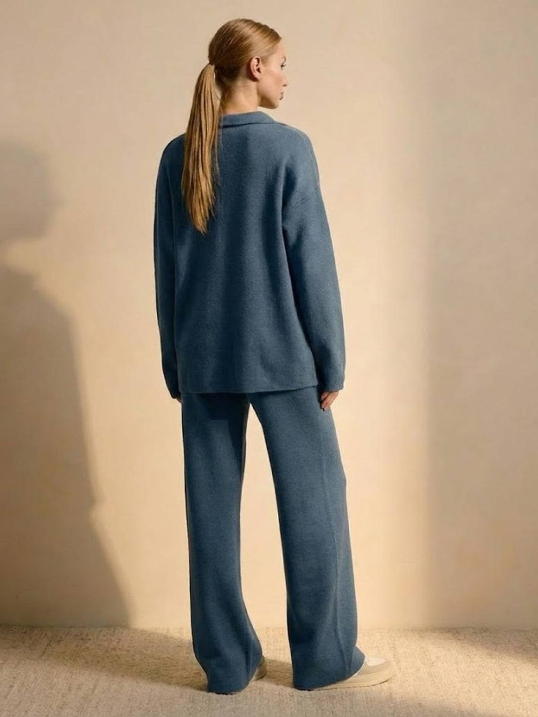 Plush & Preppy Camel Two-Piece Set