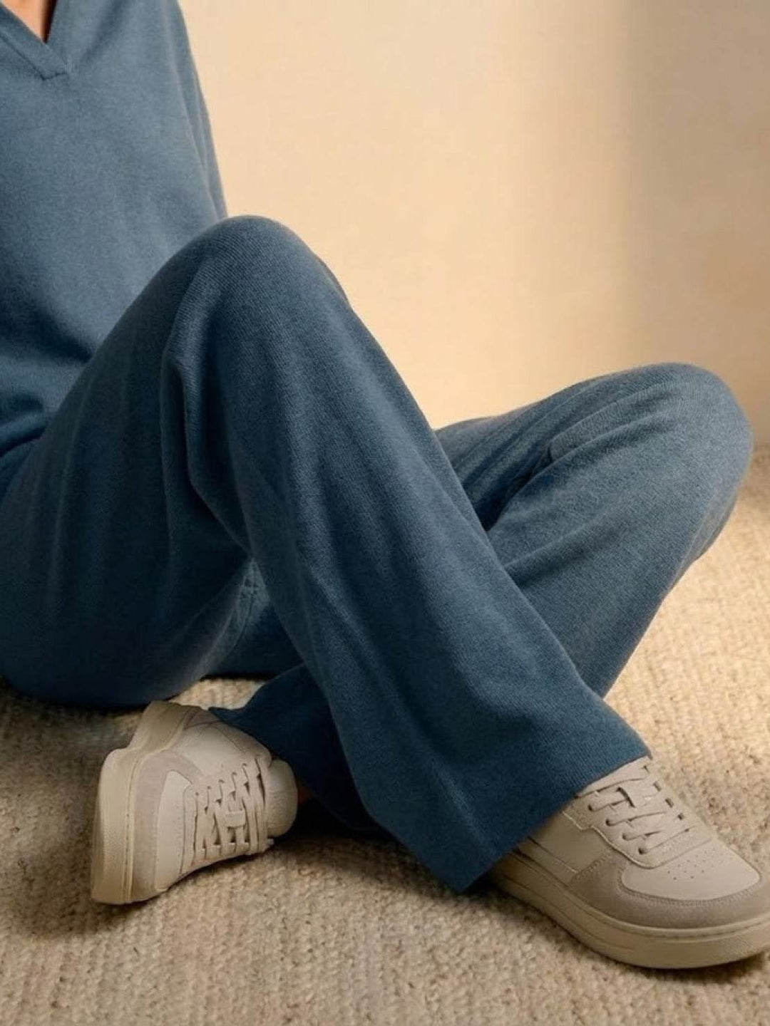 Plush & Preppy Camel Two-Piece Set