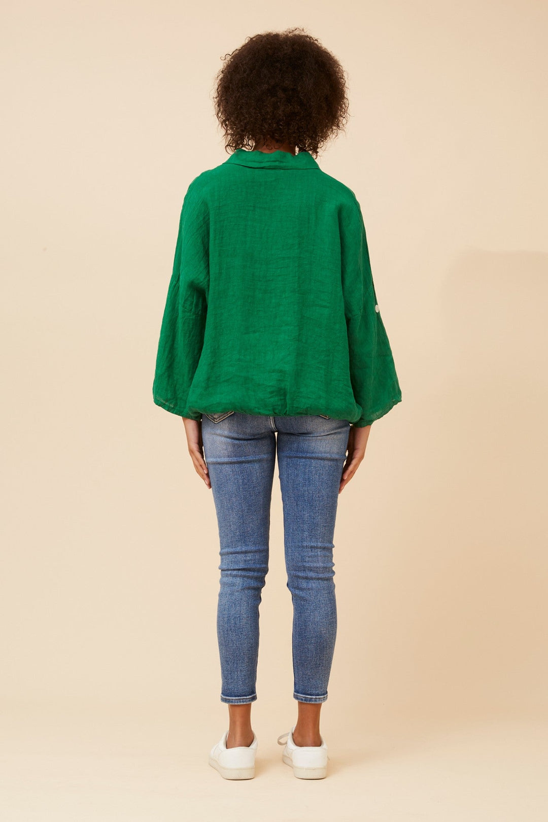 NOLENE SEQUIN LINEN SHIRT