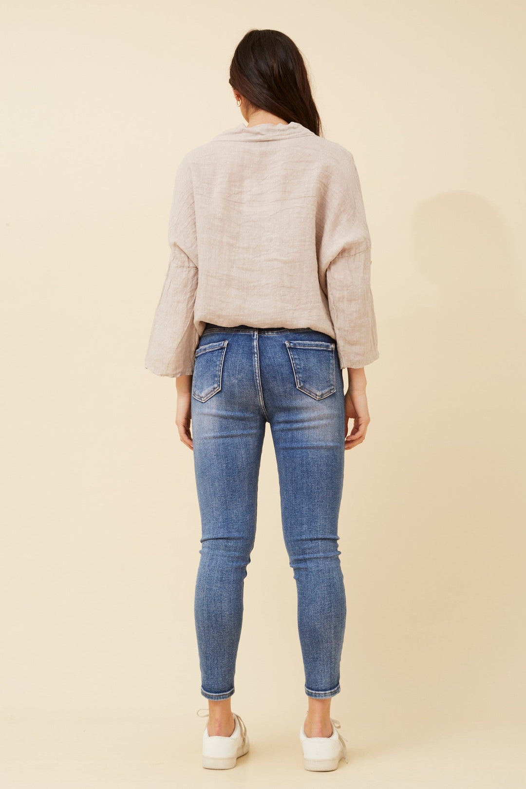 NOLENE SEQUIN LINEN SHIRT